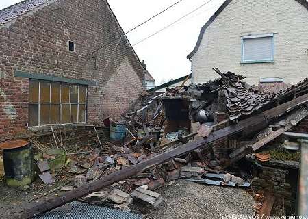 Tornade EF0 à Isbergues (Pas-de-Calais) le 25 janvier 2014