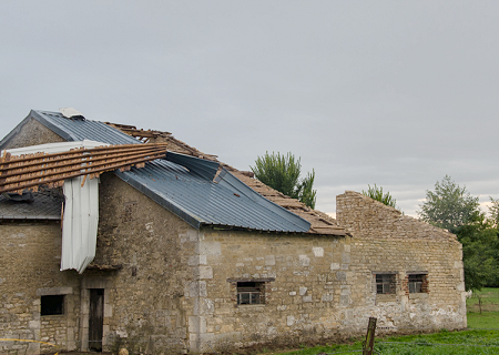 Tornade EF1 à Jandun (Ardennes) le 16 septembre 2015