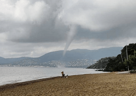 Tornade EF0 à la Croix-Valmer (Var) le 24 septembre 2020