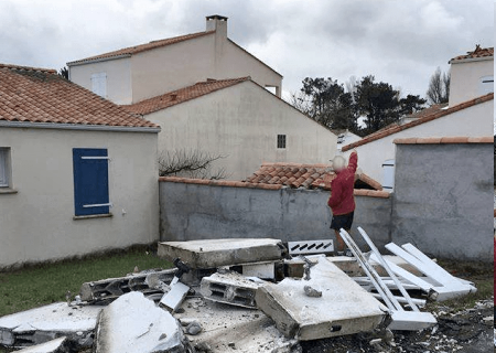 Tornade EF1 à la Tranche-sur-Mer (Vendée) le 13 février 2018