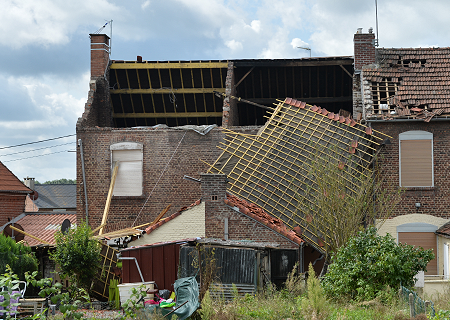 Tornade EF1 à Landrecies (Nord) le 10 août 2014