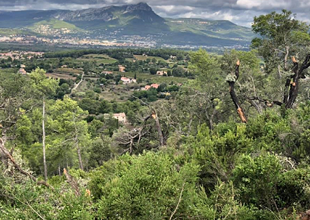 Tornade EF0 au Pradet (Var) le 19 septembre 2020