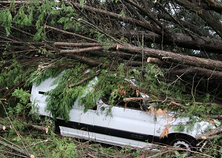 Tornade EF0 à Louhans (Saône-et-Loire) le 13 octobre 2014