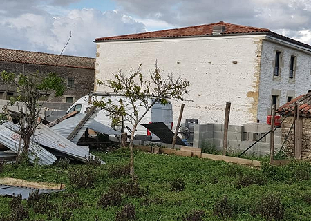 Tornade EF0 à Migré (Charente-Maritime) le 5 juin 2019