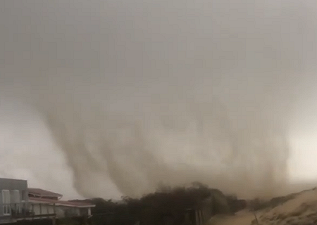 Tornade EF0 à Moliets-et-Maa (Landes) le 29 décembre 2020