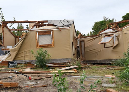 Tornade EF1 à Narbonne (Aude) le 15 octobre 2018