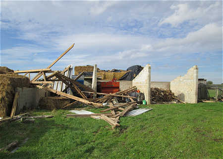 Tornade EF1 à Neuilly-sur-Eure (Orne) le 20 octobre 2013