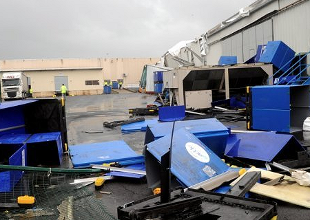 Tornade EF1 à Nissan-lez-Enserune (Hérault) le 28 novembre 2014