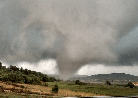 Tornade EF1 à Paulhan (Hérault) le 20 octobre 2019