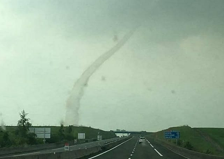 Tornade EF0 à Port-le-Grand (Somme) le 27 mai 2016