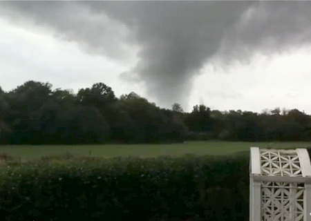 Tornade EF0 à Quittebeuf (Eure) le 20 octobre 2013