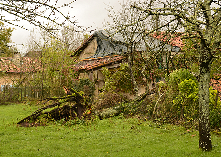 Tornade EF1 à Bourg-du-Bost (Dordogne) le 4 novembre 2013