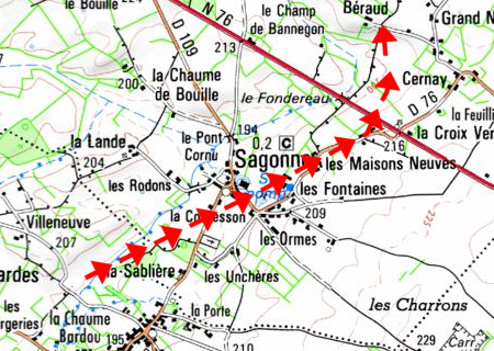 Tornade EF1 à Sagonne (Cher) le 28 juillet 2005