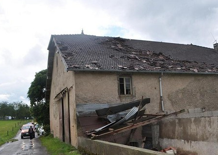 Tornade EF0 à Saint-Bresson (Haute-Saône) le 15 juillet 2012