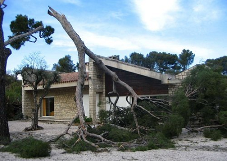 Tornade EF1 à Saint-Cyr-sur-Mer (Var) le 24 novembre 2008